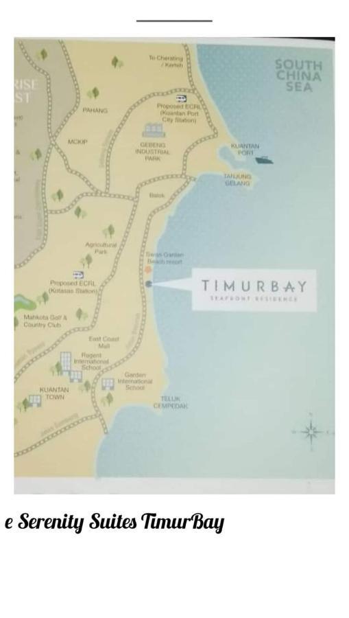 Timur Bay Sea View & Pool View 2br Family * Kampung Saberang Balok